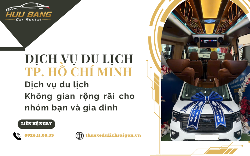 HUUBANG CAR RENTAL cung cấp trải nghiệm sang trọng, thân thiện
